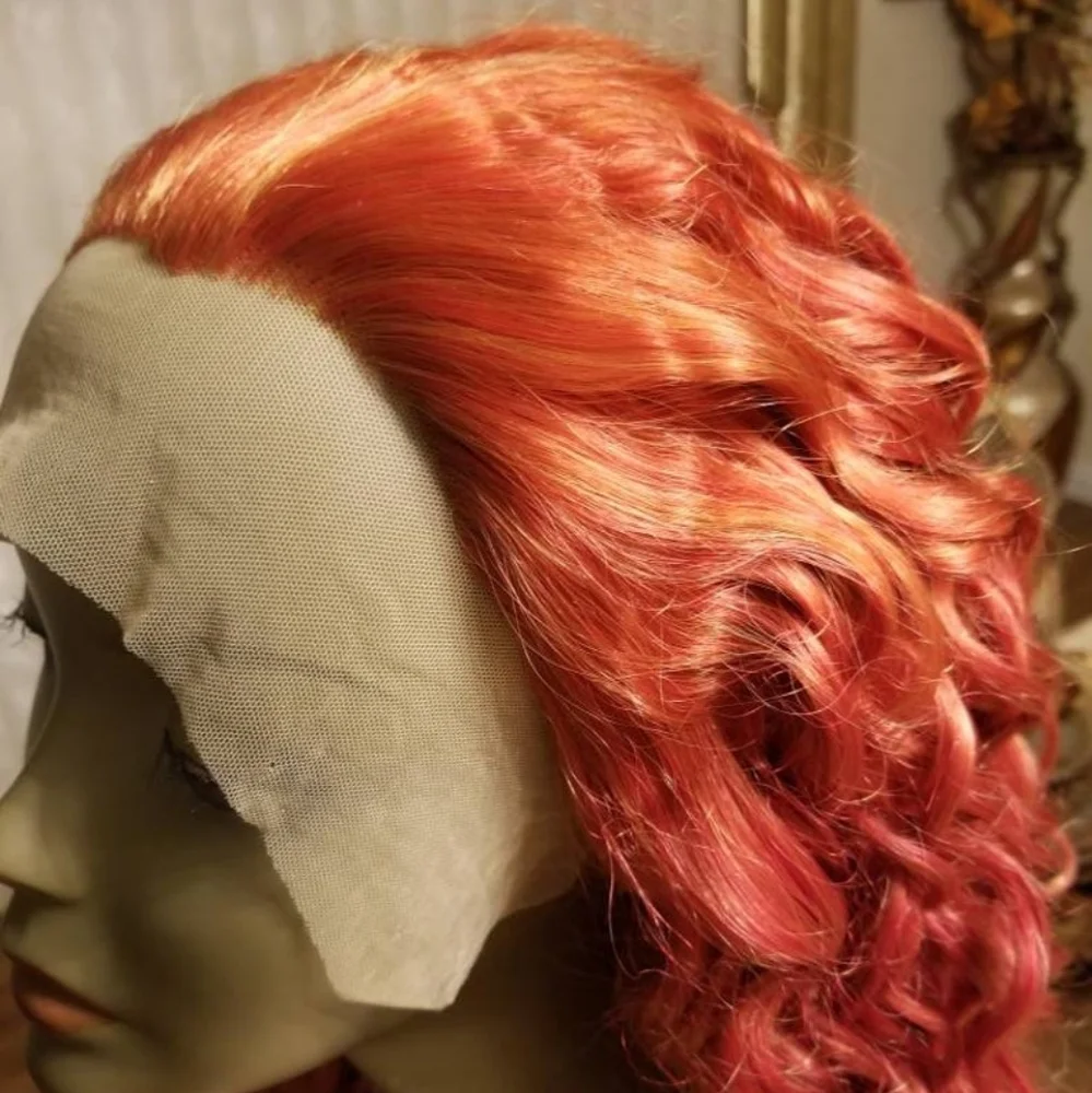 Copper Red Beauty Lace Front Wig